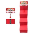 thumbnail image 1 of Juego de sobres rojos tradicionales, 5 o 6 bolsillos, 925 mm/36,4 pulgadas, para el dinero de la suerte del Festival de Primavera, con capacidad para entre 600 y 1200 RMB, Año Nuevo chino, 1 of 8