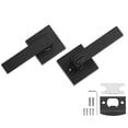 thumbnail image 1 of KFFKFF Privacy Door Handle, 1 Pack Matte Black Door Lever, Left or Right Handing Reversible Lever with Keyless Lock, 45° Rotation to Open, 1 of 9