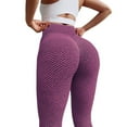 thumbnail image 6 of XIAfhje yoga pants for women Womens Stretch Yoga Pants Leggings Solid color trousers jacquard yoga pants Fitness Running Sports Full Length Active Pant for Workout Gym, 6 of 8