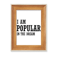 thumbnail image 1 of I Am Popular In The Dream Desktop Wooden Photo Frame Display Picture Art Painting Multiple Sets, 1 of 3