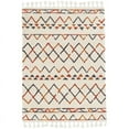 thumbnail image 1 of Linon Ibiza Zig Tapis Tufté à la Main en Microfibre Polyester 8'x10 Pieds Ivoire, 1 of 5