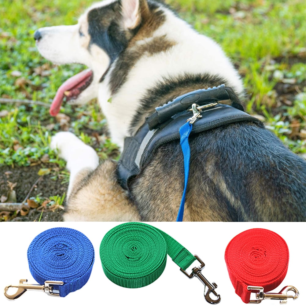 Pet Puppy Dog Nylon Rope Slip Training Leash Walking Jogging Lead Collar H 