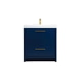 thumbnail image 3 of 30 inch single bathroom vanity in Blue, 3 of 8
