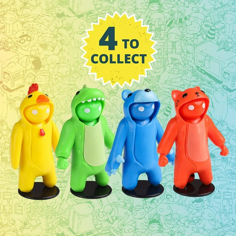Bizak Gang Beasts Action Figure da 12 cm Confezione da 1 Rosso
