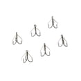 thumbnail image 1 of 6pcs Tying Wire Fishhook 30.6/27.5mm Metal Tooth Guard Three Hooks For Fish Deep Anti-hang Bottom Grass Block Lure Anchor Parts, 1 of 12