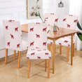 thumbnail image 2 of Yayeee 4 Pack Dining Chair Covers Stretch Parson Chairs Slipcovers Seat Protector, Abstract Elephant Pattern, 2 of 6