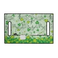 thumbnail image 2 of Whosucclay Clover Pattern Golf Cart Seat Cover, Comfortable Golf Cart Seat Protector 4 Pockets Soft Golf Cart Seat Towel Cover for More 2 Person Seats, 2 of 7