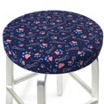 thumbnail image 3 of KLL Bone And Star For American Round Bar Chair Cushion Cover 12 inch ,Bar Stool Protector with Elastic, Soft Washable, 3 of 6