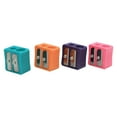 thumbnail image 2 of Baumgartens Dual Hole Plastic Pencil Sharpener, Assorted Colors, Pack of 20, 2 of 5