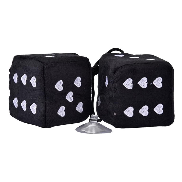 Creative Dice Car Rearview Mirror Charm - Crystal Rhinestone Hanging Ornament For Cars - Auto Decor For Men & Women