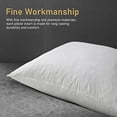 thumbnail image 6 of Decorative Feather Down Throw Pillow Inserts with Cotton Cover, Square Sofa, Bed and Couch Pillows 18X18 Inches White, 6 of 8
