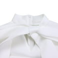 thumbnail image 3 of Dress For Women,Women's Bow Tie Neck Casual Midi Dress Loose Solid Shift Dress, 3 of 8