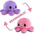 thumbnail image 3 of The Original Reversible Octopus Plushie - Pink + Aqua - Cute Sensory Fidget Stuffed Animals That Show Your Mood, 4 Inch, 3 of 5
