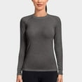 thumbnail image 2 of Ltctricy Workout Tops for Women Long Sleeve Crew Neck Slim Running Yoga Athletic Shirts Active T-Shirts, 2 of 6