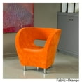 thumbnail image 1 of Hailsburg Orange Microfiber Accent Chair, 1 of 4