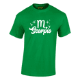 thumbnail image 2 of Respect My Tshirt - Scorpio Zodiac Sign Graphic T-Shirt, Astrology Symbol Design, Crew Neck, Green,3X, 2 of 3