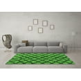 thumbnail image 3 of Ahgly Company Indoor Rectangle Abstract Green Modern Area Rugs, 7' x 9', 3 of 4