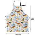thumbnail image 5 of Picia Insects and Flowers Waterproof Apron for Unisex Adult - Adjustable Bib Apron with Pockets, Ideal for Cooking, Gardening, Painting, and Household Chores, 5 of 9