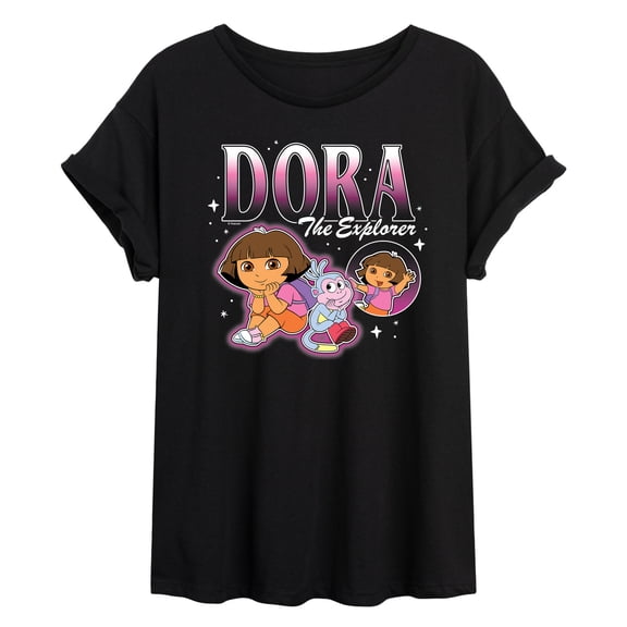 Dora The Explorer - Bootleg - Women's Oversized Graphic T-Shirt
