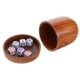 thumbnail image 3 of ColoMX 1 juego de dados de madera, vaso agitador de dados, vasos de dados de barra con tapas y dados para juegos de mesa nocturnos, recuerdos de fiesta, 3 of 8