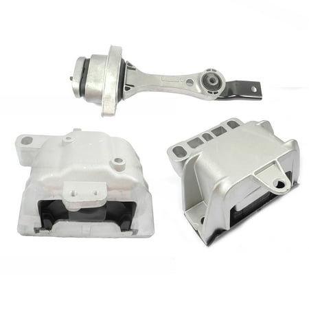 CF Advance For 98-06 Volkswagen Beetle Golf Jetta 1.8L 1.9L 2.0L Engine Motor and Transmission Mount Set 3PCS New 6935 6929 6930 1998 2000 2001 2002 2003 2004 2005 2006