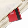 thumbnail image 3 of Riñonera de viaje invisible unisex para pasaporte, monedero, billetera de seguridad oculta, antirrobo, riñonera oculta, 3 of 5