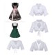 thumbnail image 2 of Women's Bavarian Oktoberfest Costume Ladies Traditional Dirndl Blouse Beer Garden Crop Top for Bavarian Oktoberfest L, 2 of 4
