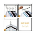 thumbnail image 5 of Topboutique  Clothing Hangers Space Saving Sturdy Metal Hangers, Stacking Wardrobe Hanger Wardrobe Closet Organizer Space Saving Hanger,Collapsible Hangers Pack of 2, 5 of 8