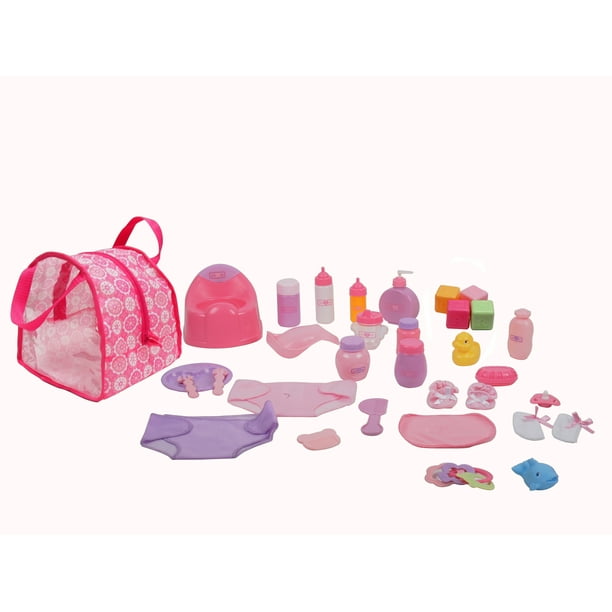 Dream Collection 30 Piece Baby Doll Care Accessories Set