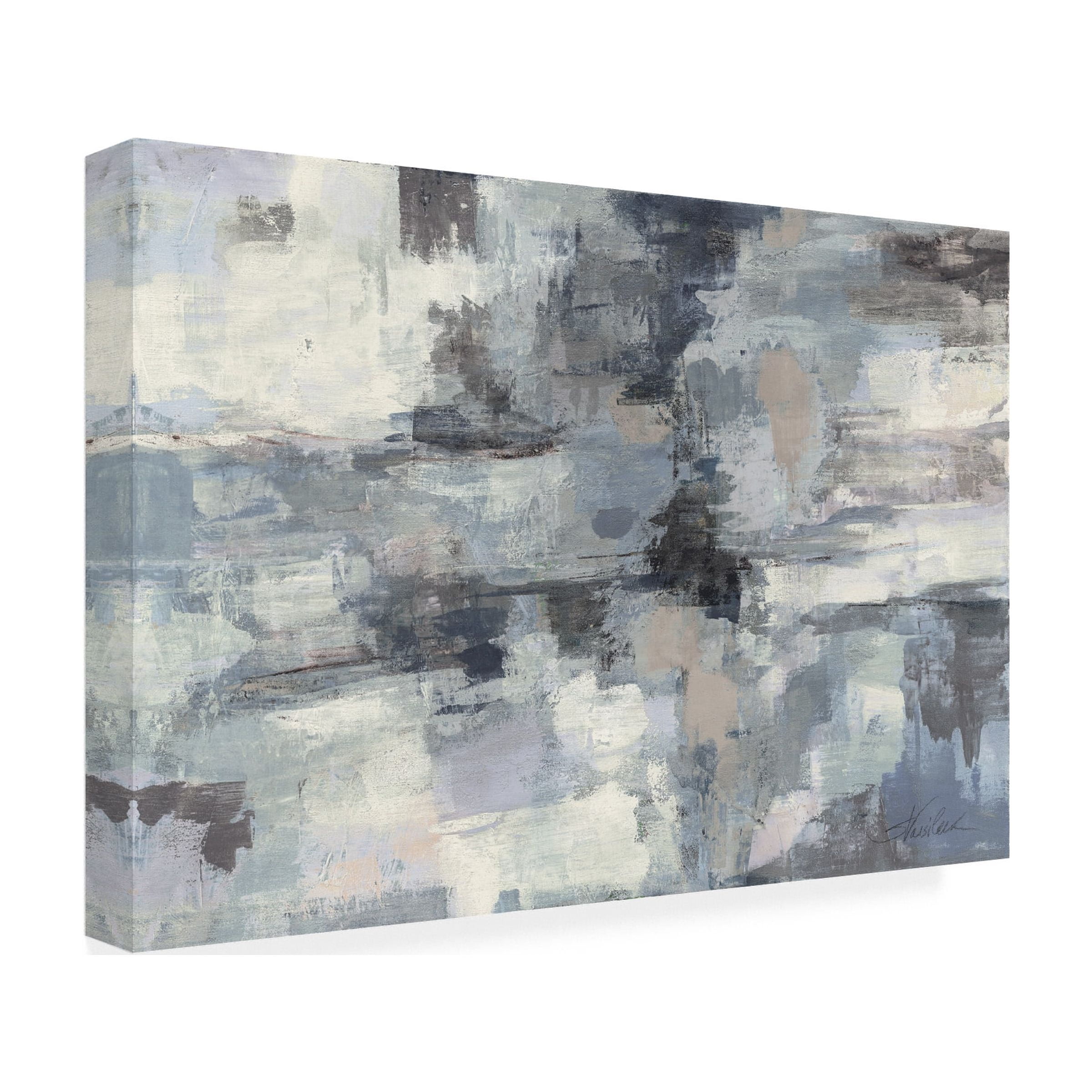 Trademark Fine Art 'In the Clouds Indigo and Gray' Canvas Art by Silvia Vassileva