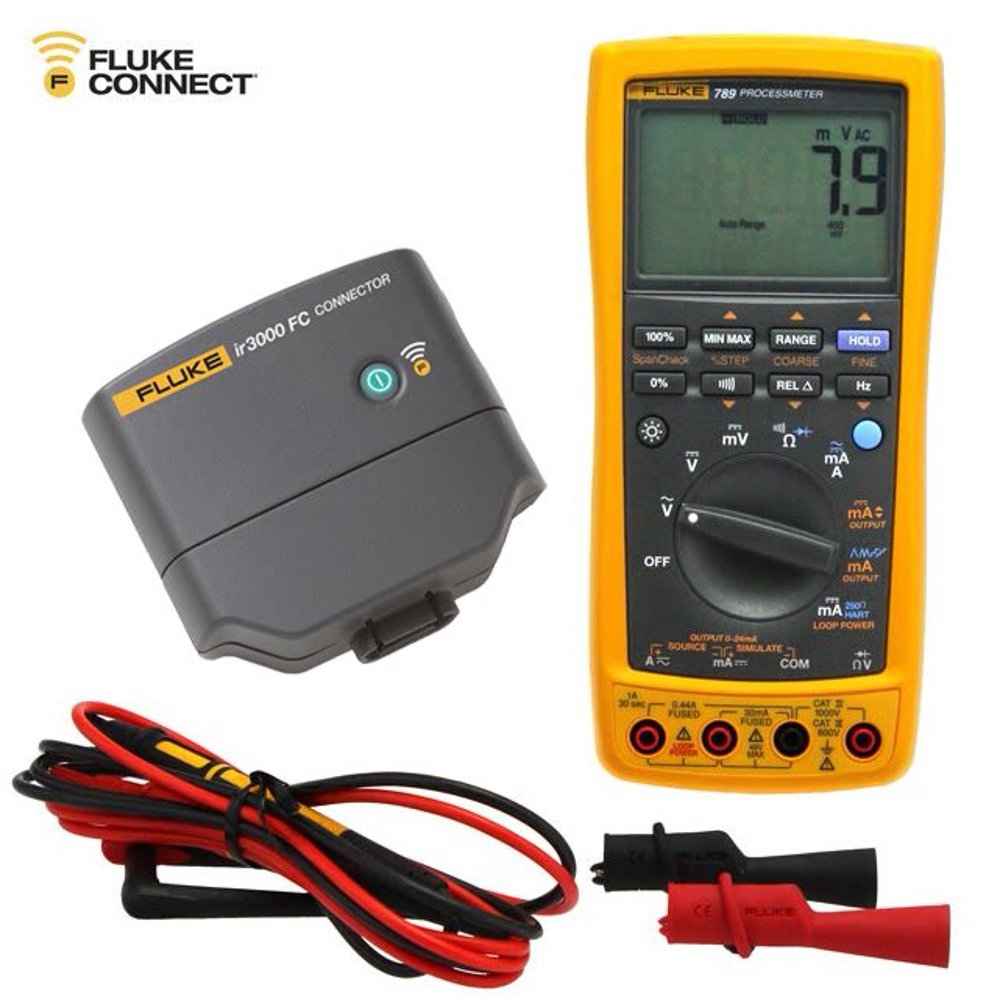 Fluke 789/IR3000 BU 789 Process Meter and IR3000FC Connector Bundle