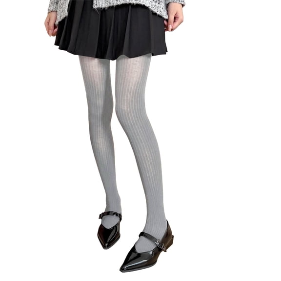 ibiyuan Lined Leggings Women Womens Opaque Lined Tights Colorful Warm Winter Thermal Tights,Light Gray