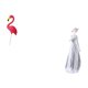 thumbnail image 5 of Escultura De Flamenco Para Jardín Con Estatua De Porcelana De Dama, Figura De Niña Nórdica Para Un Encantador Patio Primaveral Y Una Decoración Moderna Del Hogar., 5 of 8