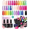thumbnail image 2 of Set de esmaltes de uñas Beetles Gel, 24 unidades, con capa superior base y brocha, 2 of 7