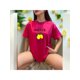 thumbnail image 1 of Playera Blusa De LimonesDolce Far Niente – Disfruta el Placer de No Hacer Nada con Estilo Color Fucsia Talla Grande Marca Emil SaEs, 1 of 4