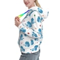 thumbnail image 2 of Lsque Cartoon Poodle Dog Pattern Casual Women's Hoodie,Hooded Sweatshirt with Kangaroo Pocket,Pullover Hoodie with Eye-catching Drawstrings-XX-Large, 2 of 7