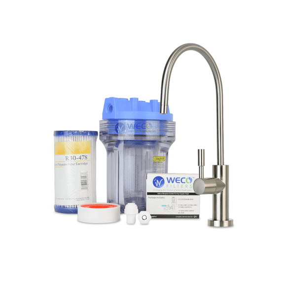 WECO Undersink Water Filter System for Sediment Reduction