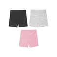 thumbnail image 3 of TTAO 3 Pack Girls Dance Shorts Safety Panties Under Dress Shorts Undershorts Underwear 2-14Y Black&White&Pink 3-4, 3 of 5
