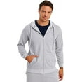 thumbnail image 5 of Bjorn Swensen Men's Hoodie Jacket Hooded oversize Full-Zip Sweatshirt Sweater Pullover Longsleeve Long Sleeve BS20011, 5 of 5