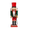 thumbnail image 2 of de Cascanueces de Pintadas Clásicas Muñeca de Vacaciones Festivas Navidad año Adorno Decoración P Verde Yotijar soldado cascanueces, 2 of 7
