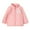 465# Pink, variant on Girls Jackets Fall Winter Children Toddler Cartoon Polar Boys Double Plush Stand Collar Zipper Top Warm Top Coat Outwear Size 2 Y-3 Y