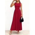thumbnail image 4 of PRETTYGARDEN Summer Maxi Dresses for Women Sleeveless A Line Flowy Long Casual Sundress Wedding Guest Fashion Clothing, 4 of 10