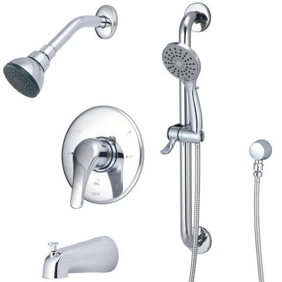 Olympia Faucets Td-2300-Ada Elite Tub And Shower Trim Package - Chrome