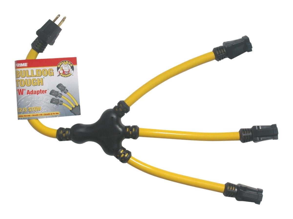 Photo 1 of Prime Bulldog Tough U Ground Adaptor Triple Outlet W-Twist to Lock Adaptor