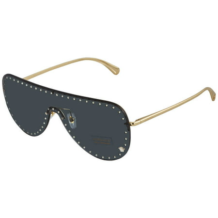 Versace Dark Blue Shield Ladies Sunglasses 0VE2230B 12528045