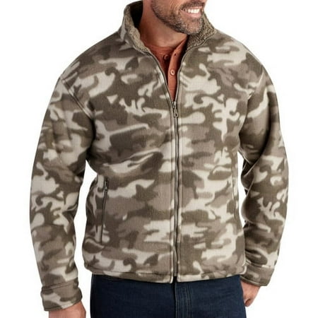 Big Men's Polar Fleece Bonded Jacket with Shepa Lining