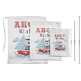 thumbnail image 3 of Darling Souvenir White Ahoy It'S Boy Baby Shower Party Supplies Gift Pouches Favor&nbsp;Candy Bags&nbsp;15 Pieces, 3 of 5