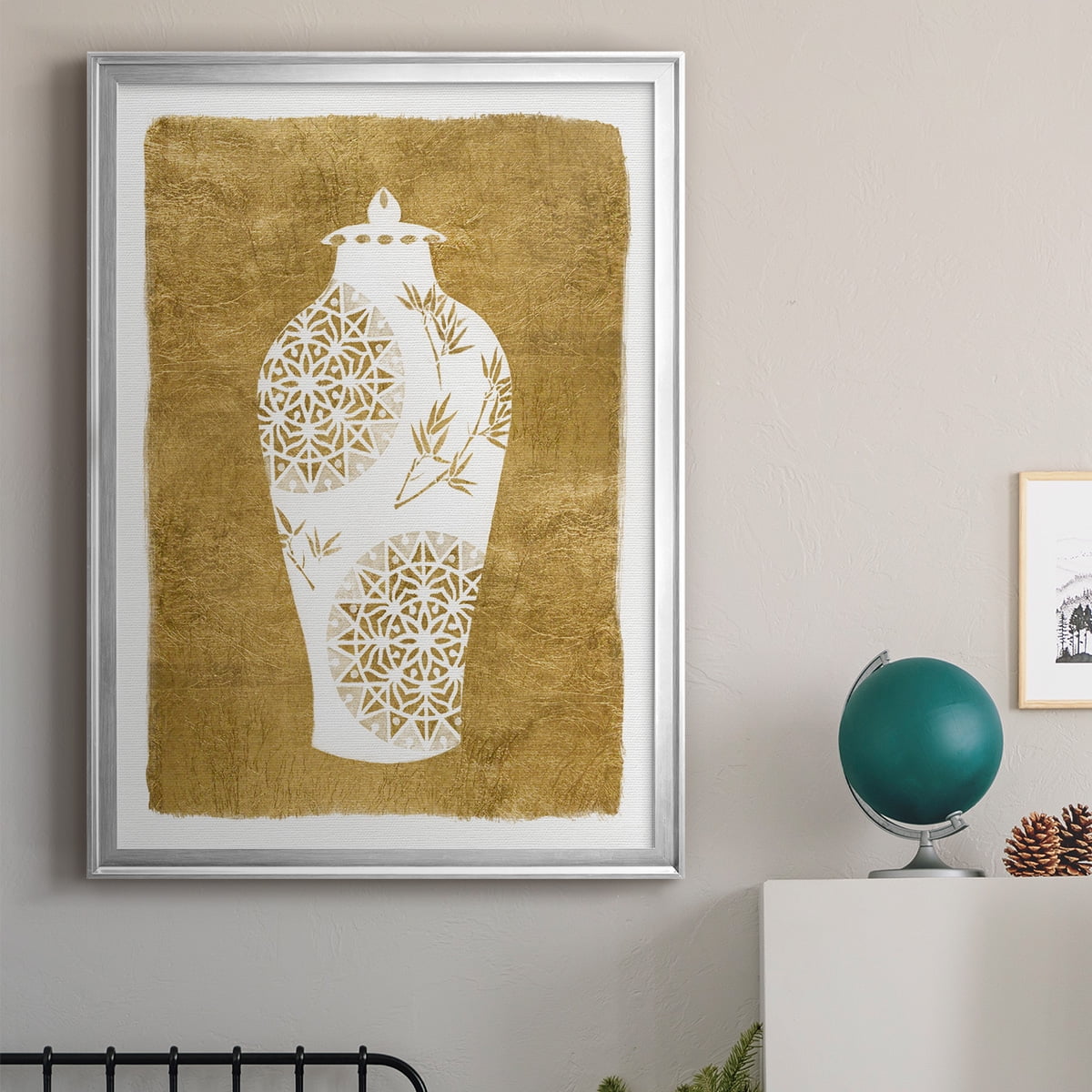 Golden Urn II Premium Classic Framed Print - Ready to Hang