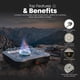 thumbnail image 4 of Cocina de campamento a gas Gas One PS-1500MB portátil de 10,000 BTU, 4 of 7