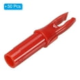 thumbnail image 3 of Uxcell Archery Arrow Nocks 0.244" 50 Pack Insert Arrow Nock for Shooting Red, 3 of 5